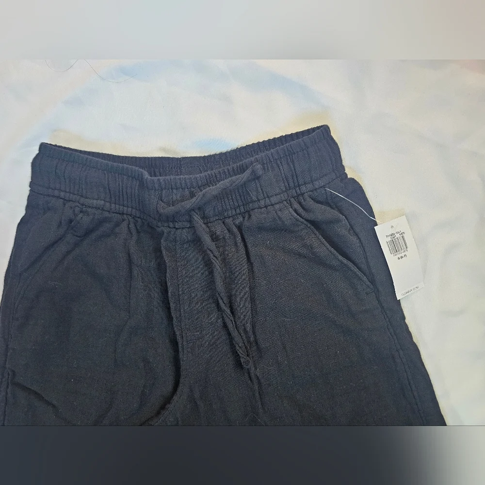 Old Navy Black Loose High-Waisted Wide-Leg Pants- Small (6/7)- NWT